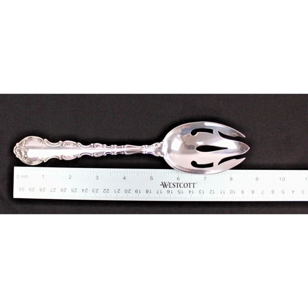 Strasbourg by Gorham Sterling Silver Serving Spoon Pierced Orig 8 1/2